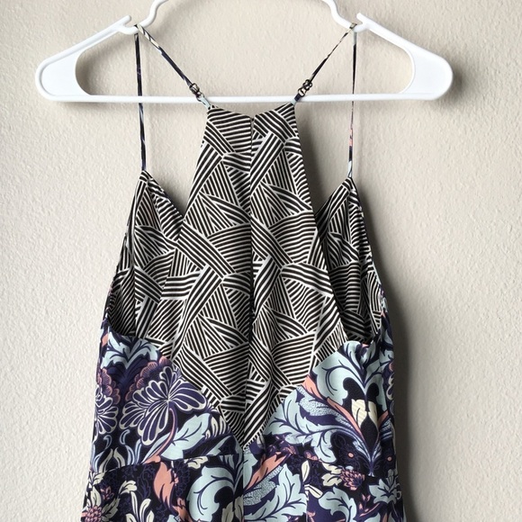 Greylin Morris Silk Celadon Print Dress - Picture 7 of 8